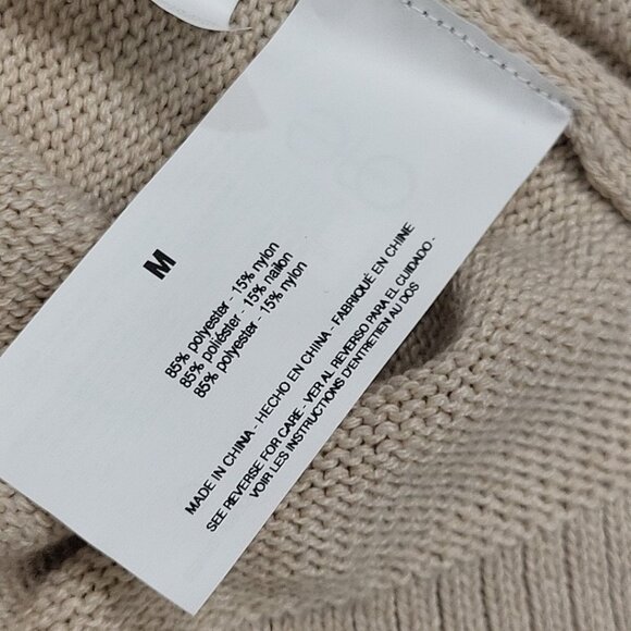 Ella Moss Ladies Everyday Trendy Sweater Medium Size Tan Pullover Long Sleeves - Picture 10 of 10